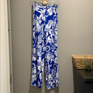 Lilly Pulitzer pants blue and white